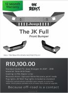 The Beast JK Full Bumper